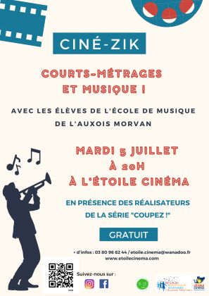 Soirée Ciné-Zik !           Courts-métrages et musique !